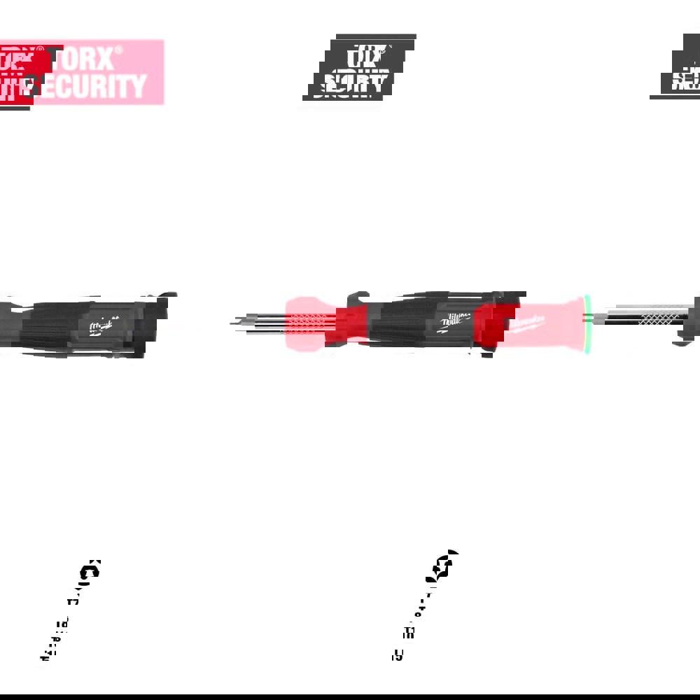 Bit Screwdrivers; Type: Multi-Bit Screwdriver ; Tip Type: Multi ; Drive Size (TXT): T7,8,10,15 ; Screwdriver Size Range: Torx: T7; Torx: T8; Torx: T15; Torx: T10 ; Shaft Length: 1.7500 ; Handle Type: Comfort Grip